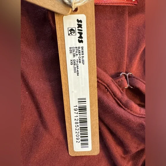 SKIMS SKIMS SLEEP
STRAIGHT NECK CROPPED CAMI SIZE XXS - Picture 5 of 8